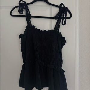 Elegant Black Women's Top